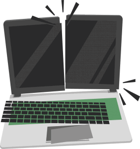 Reparation af laptop skærm